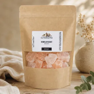 Himalayazout Natuurzuiver 500 gram brokken (ø 3 cm)