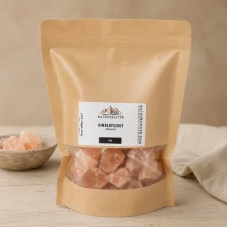 Himalayazout Natuurzuiver 1000 gram brokken (ø 3 cm)