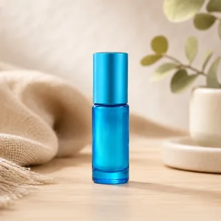 DIY Roller | Mat Glas | 5 ML Roll-on | Diverse kleuren Lichtblauw