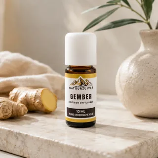 Gember 10 ml etherische olie van Natuurzuiver