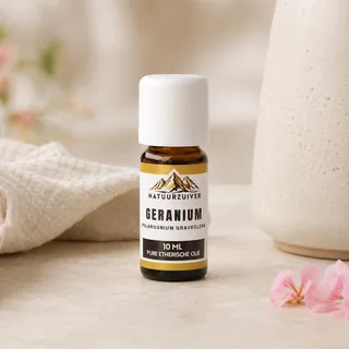 Geranium 10 ml etherische olie van Natuurzuiver