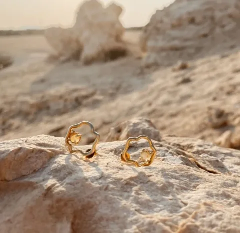 Rêvasser oorbellen sieraden van L'Heure Dorée