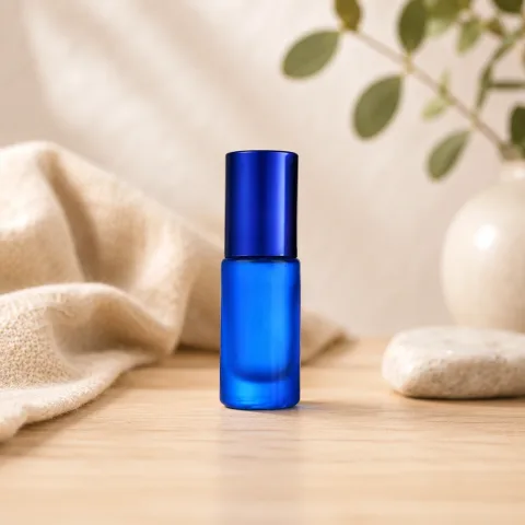 DIY Roller | Mat Glas | 5 ML Roll-on | Diverse kleuren Donkerblauw