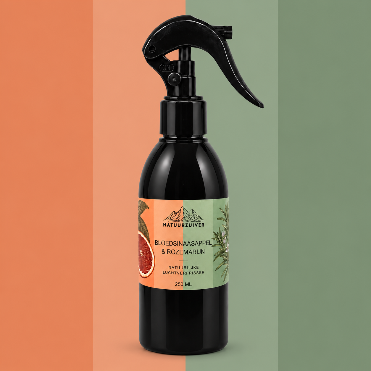Bloedsinaasappel & Rozemarijn | Natuurlijke luchtverfrisser | 250 ml roomspray van Natuurzuiver
